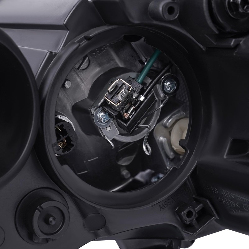 CRYBY Headlights Fit for Hyundai Elantra 2011-2013, Halogen Headlamps Left