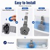 Toilet Tank Tablet Holder, Toilet Bowl Tablet Holder with Adjustable