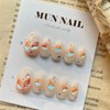 Aurora Cheek Nail Tips - Short Oval / 오로라 치크