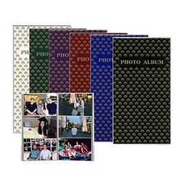 Pioneer Flexible Cover Series Bound Photo Album, Random Designer Color Covers, Holds 96 4" x 6" Photos, 3 Per Page.