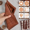 Kamehame Deep Chocolate Bar Molds 2 Pack, Large and Thick