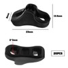 20Pcs Rope Tensioner Replacement Wind Rope Buckle Plastic Cord Adjuster