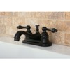 Kingston Brass KB605AL Restoration 4-Inch Centerset Lavatory Faucet with Metal