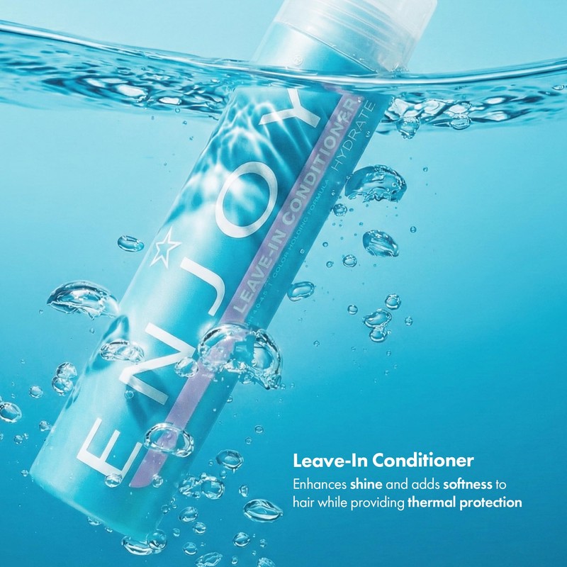 Enjoy Leave In Conditioner - Eliminates Frizz Cleansing Moisturizing Smoothing