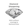 DMT D4E 4-Inch Dia-Sharp Extra-Fine Sharpener - Clear