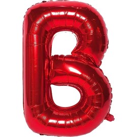Palloncino rosso 100 cm lettera B (40 pollici) per decorazione palloncino compleanno, matrimonio, festa
