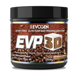 Evogen EVP 3D - Preentrenamiento en polvo sin estimulantes para hombres y mujeres  Preentrenamiento sin azúcar ni estimulantes con beta-alanina y...  