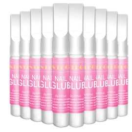 10 PCS Nail Glue for Acrylic Nails,Nail Glue for False Nail Tips,Nail Glue Super Strong,Nails Glues Adhesive,Fast-Drying,Long-Lasting,Easy Application,Adhesive Super Bond for Acrylic Nails Tips