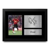 HWC Trading FR Fred Gift Signed FRAMED A4 Printed Autograph