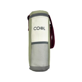 Cool Bag for Bottles, Bottle Cooler Bag up to 1.5 L, 12 x 32 cm, Light Green, Cool Box, Cool Bag with Adjustable Shoulder Strap, Small Cool Bag for Drinks, Cool Box for Outdoors, Travel