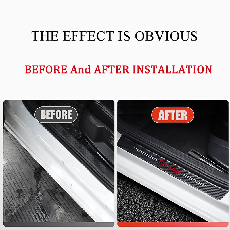 4pcs for AT4 Car Door Sill Protector, Front/Rear Sill Plate