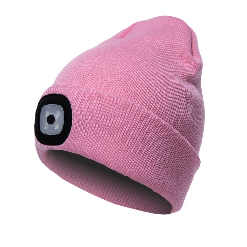 USB Rechargeable LED Beanie Hat for Men & Women –