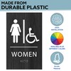 ADA CENTRAL SIGNS - 6"X9" Womens Accessible Restroom Sign -