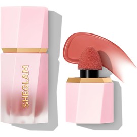 SHEGLAM Maquillaje con rubor líquido Color Bloom para mejillas con acabado mate - Devoted