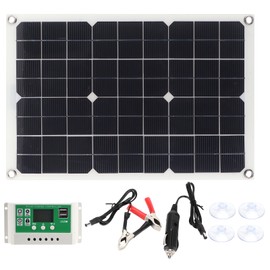 20W Solar Panel Kit Monocrystalline Photovoltaic Solar Charge Controller for Emergency