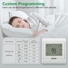 Wengart Room Thermostats WG809,7-day Programmable LCD Display Touch Screen 230V