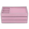 Acrylic Jewelry Organizer 3 Drawers Storage Box Transparent Jewelry Display
