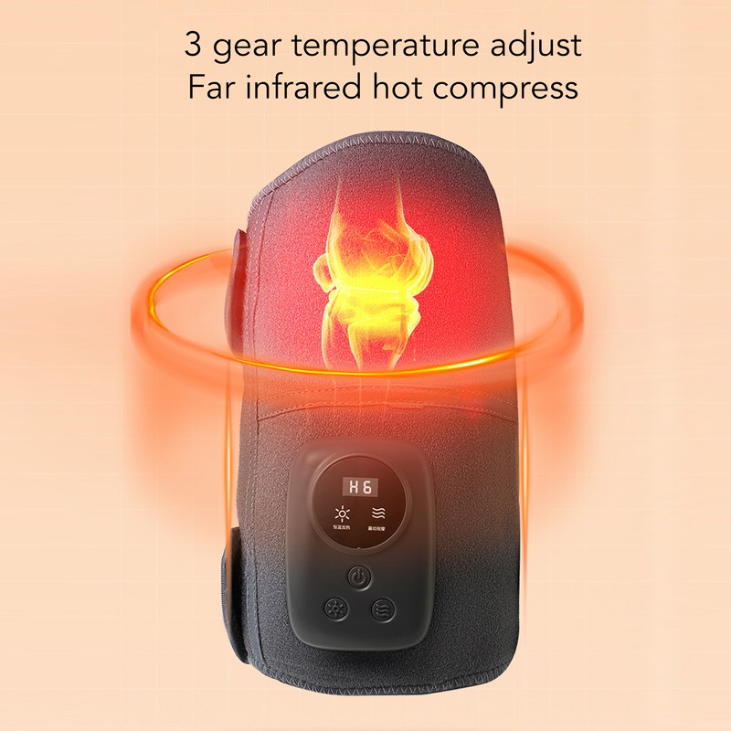 Electric Knee Massager Hot Compress Adjust Temperature Reduce Discomfort Joint