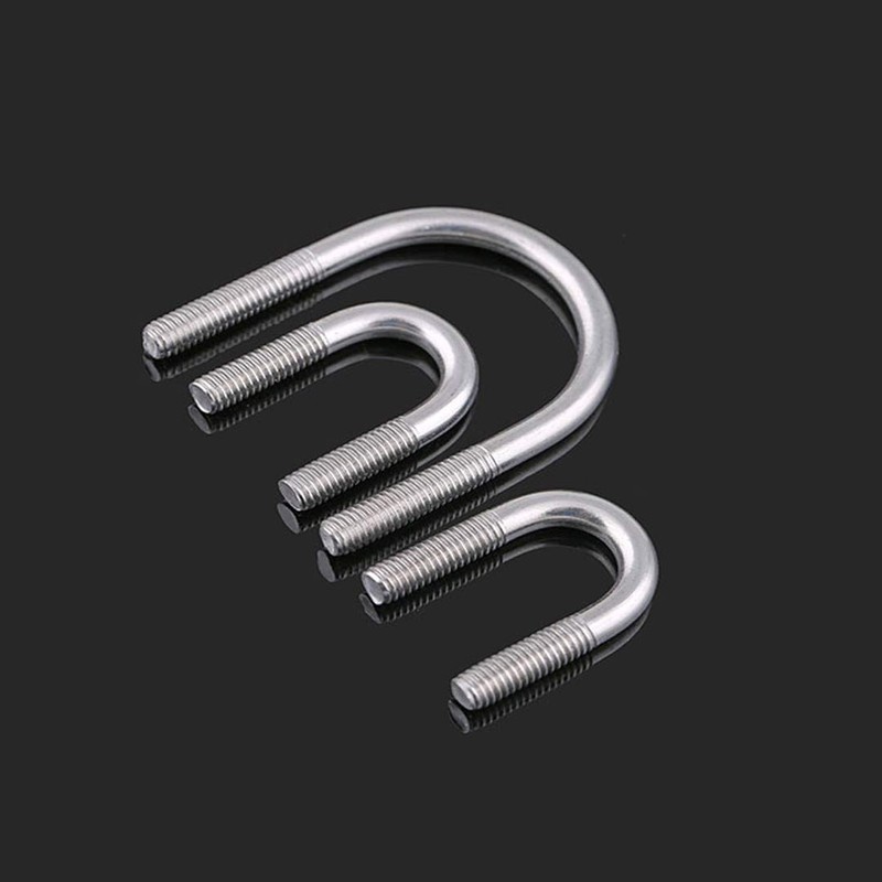 BOZONLI U-Bolt 304 Stainless Steel with Nuts Fastener, Marine Boat