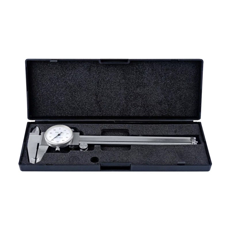 VXB Old School Precision Dial Vernier Caliper Gauge Metric Measuring