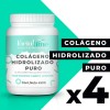 Kit 4 Colágeno Hidrolizado Puro + Ácido Hialurónico 450 Gr