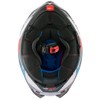Bogotto Ezion Flip Up Helmet, Matte Black/White/Red/Blue, S