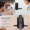 Xenocam Smart Door Lock with Handle,Keyless Entry,8-in-1 Fingerprint Door Lock