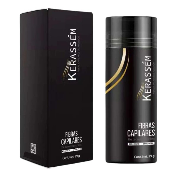 Fibras Capilares 29g Cubre Calvicie Kerassém Varios Tonos