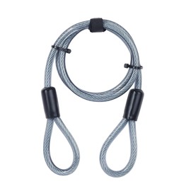 Yale YC1/10/120/1 - Security Cable 1200mm - Flexible Steel Cable - Additional Security to use with Bike Lock - Complete Protection