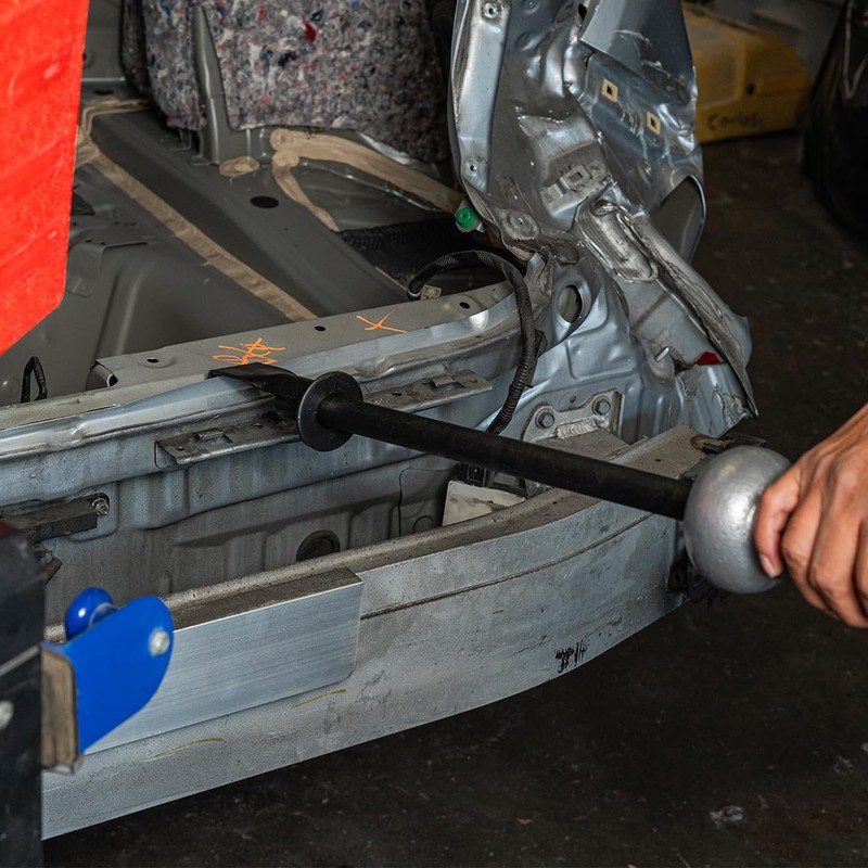 XtremepowerUS 13-Pieces Automotive Dent Remover Puller Body Set 10-Pound Sliding