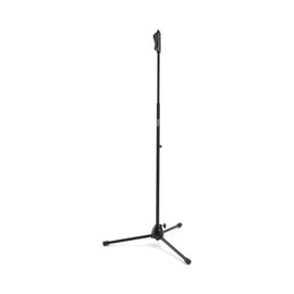 On-Stage MS7540 One-Handed Mic Stand with Tripod Base (For Vocal and Instrument Microphones, Height-Adjustable, Portable, Steel Construction, Standard 5/8″-27 Threading, Folding Tripod Base, Black)