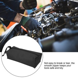 2 Piece Small Tool Bag Portable Repair Kit Organiser Bracelet Tool Bag Electrician Worker Tool Bags Garden Shopping Bag (Black)