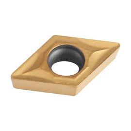 Dcmt070204 Reversible Plates, Carbide Insert Cutter, Reversible Inserts, CNC Lathe Inserts for Lathe Holder, Pack of 10 Lathe Tool DCMT070204 US735 DCMT51.51