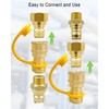 3/4 Inch NPT Quick Connect Disconnect Kit for Dual Fuel