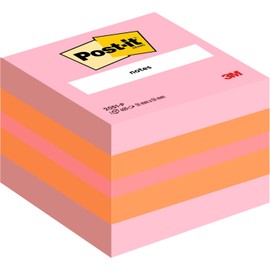 Post-it 2051-P Sticky Notes Mini 51 x 51 mm 400 Sheets Pink