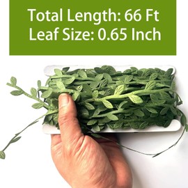 Brampton 2 Pcs 20m Fake Vines,Artificial Leaves,Fake Ivy,Halloween,Wedding