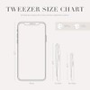 Mini Pinza de cejas para viajes de Tweezerman, obliqua Clásica