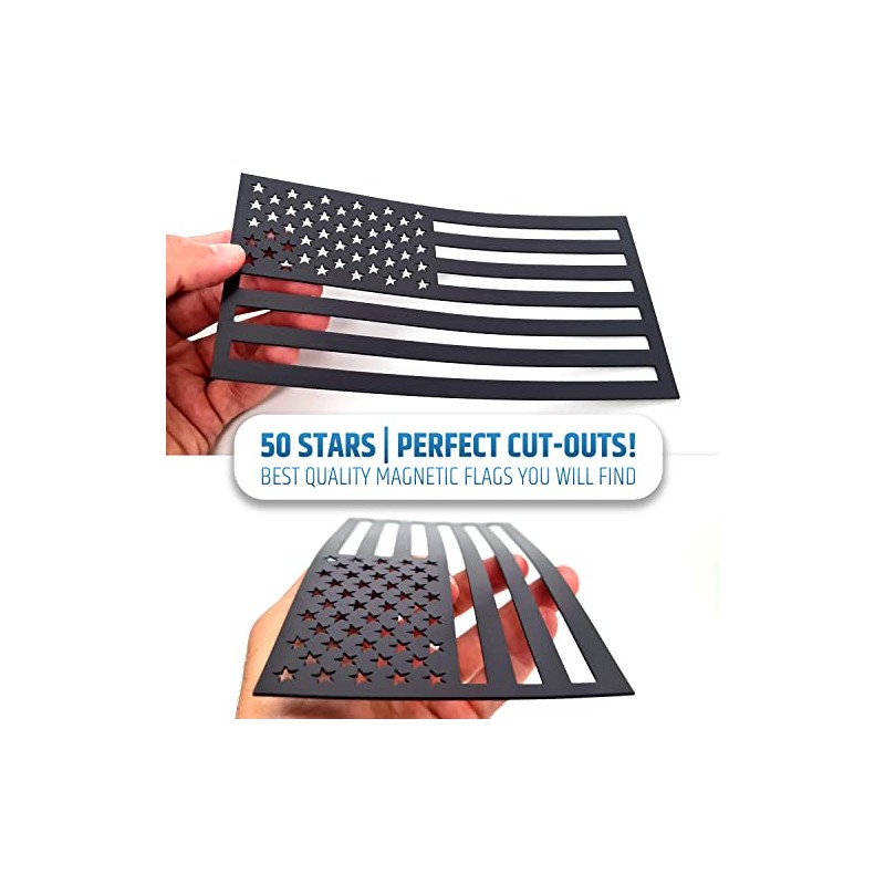 Premium American Flag Magnets for Trucks and Cars (3 Pack)