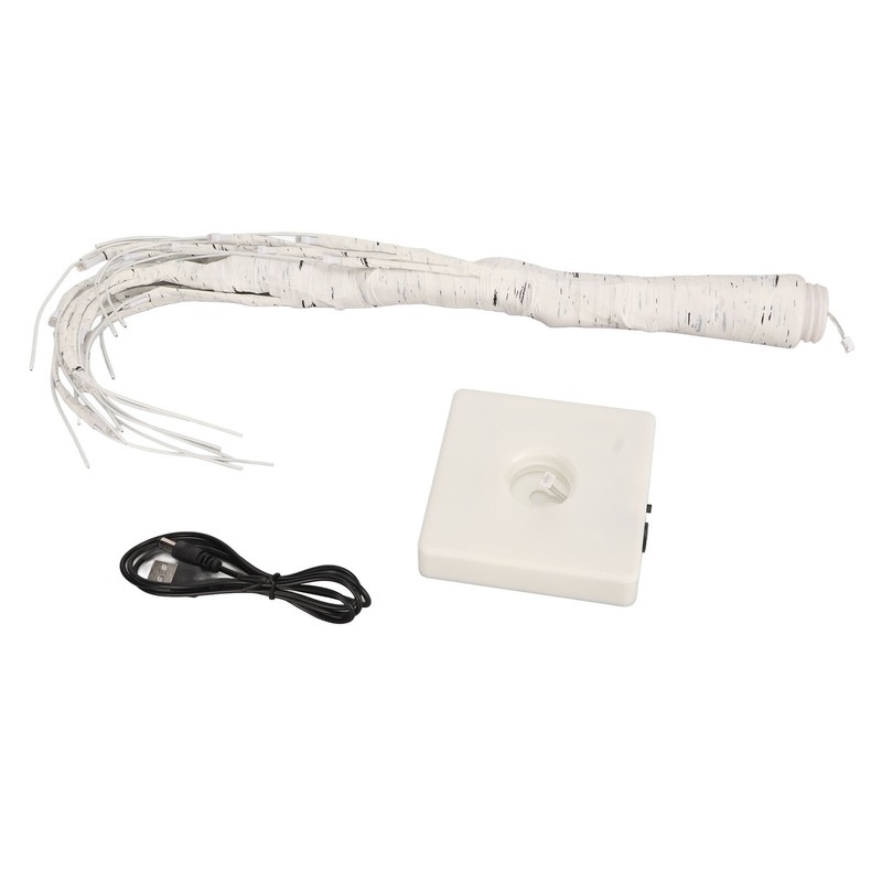 Lighted Birch Tree Adjustable Branches Stable Bottom Birch Tree with