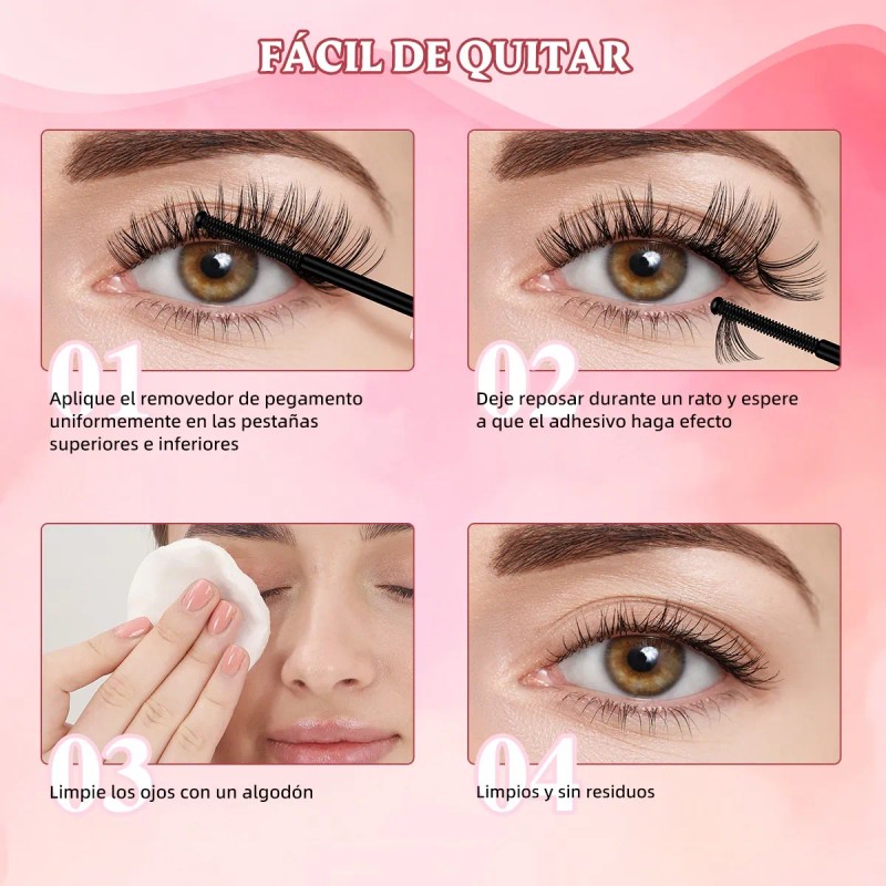 Extensiones Pestañas Diy, Kit De Racimos De Pestañas Mixto