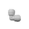 Watts 17103022 AquaLock (PL-3022) Push Elbow, 3/8", Plastic