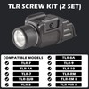 TLR Screw Kit (2 Set) Compatible with StreamLight TLR-7, 7A,