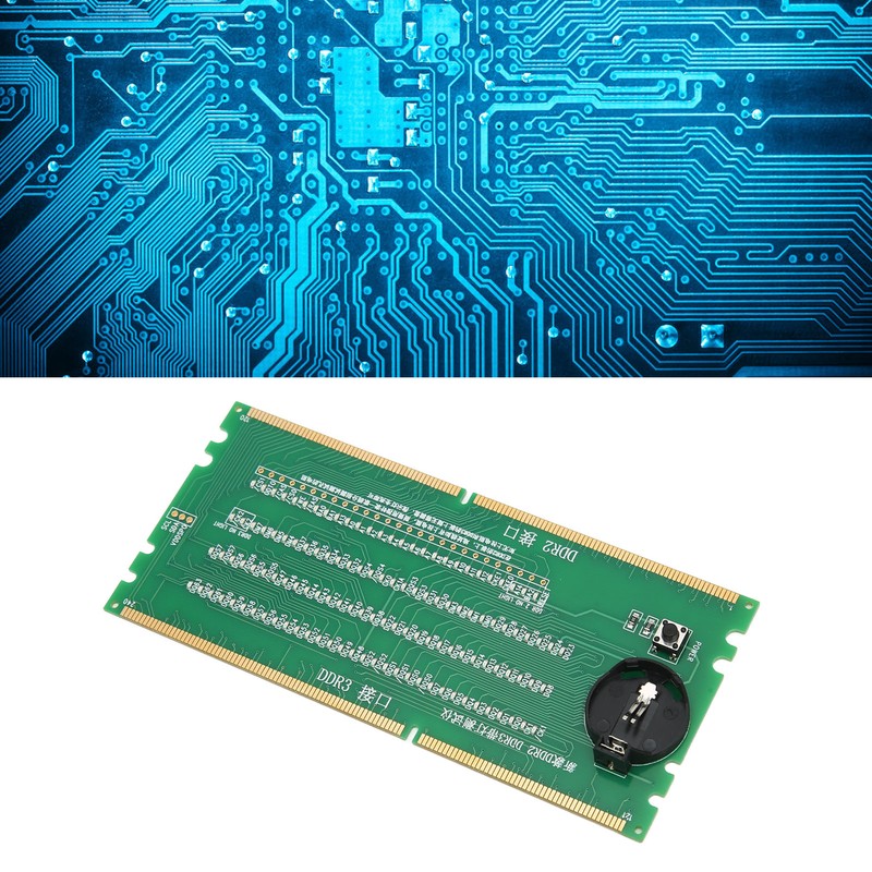 Computer Memory Tester DDR2 DDR3 2 in 1 PCB Material