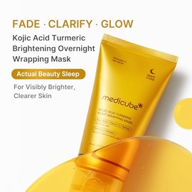 Kojic Acid Turmeric Night Wrapping Mask by Medicube for Women - 2.53 oz Mask