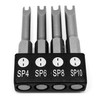 OHIY Spanner Drive Screwdriver Insert Bit Set in 4 Different