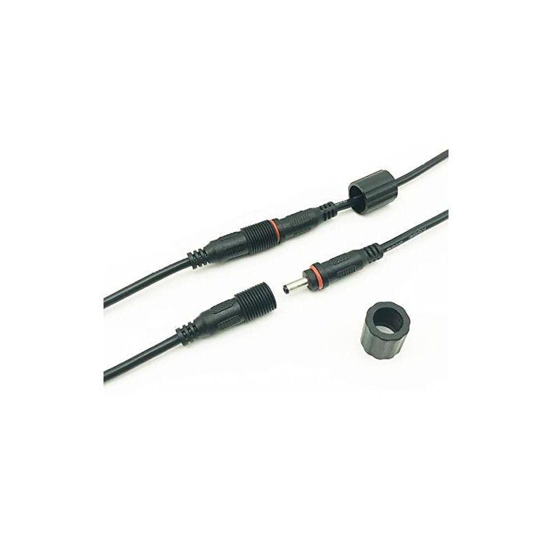 Liwinting Waterproof DC Extension Cord Solar Light 5 Meter Extension
