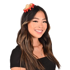 Sombrero Hair Clip Party Accessory (1 count) (1/Pkg)