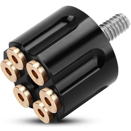 beyisi Rear Fender Seat Bolt Screw for Harley Dyna Sportster Softail Road Glide Street Touring King CVO Electra Iron 883 Bob 1996-2024 Thread 1/4"-20 Seat Nut Revolver (Black)