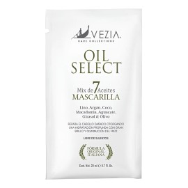 Mascarilla Para Cabello 7 Aceites Oil Select Vezia 20ml