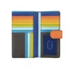 Large Multi-Colour Leather Purse RFID Blocking - Women's Designer Wallet